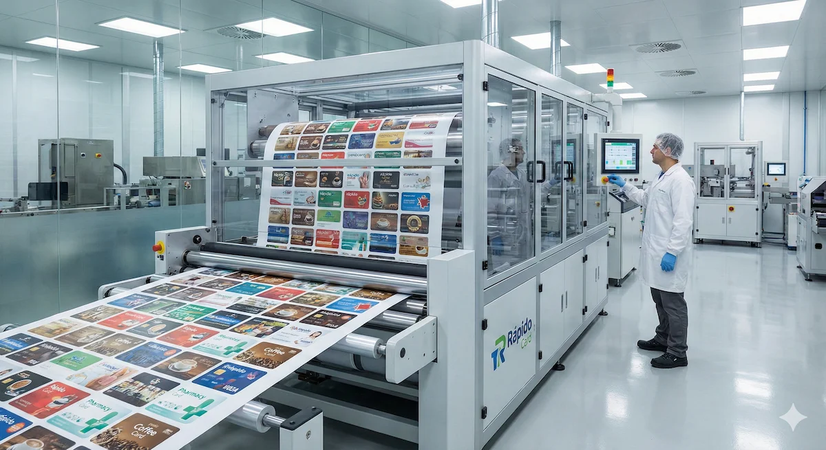 Cartão fidelidade personalizado em PVC para clubes de vantagens e retenção de clientes